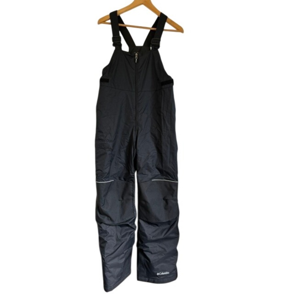 Columbia OmniShield Insulated Ski Overalls Size L 14/16 Reinforced Knee